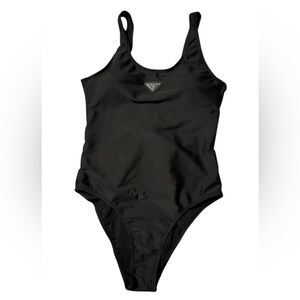 Black One-Piece Swimsuit